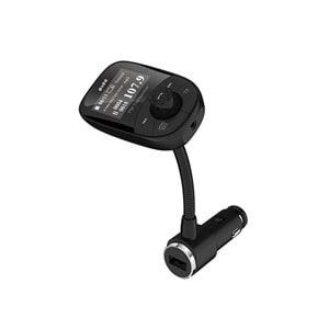 S-link SL-BT224 Led Ekran AUX+TF Desteği Usb 2.1A Hızlı Şarj Bluetooth Fm Transmitter
