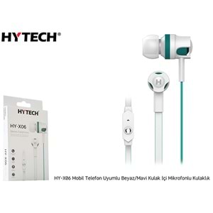 Hytech HY-X06 Mobil Telefon Uyumlu Kulak İçi Mikrofonlu Kulaklık