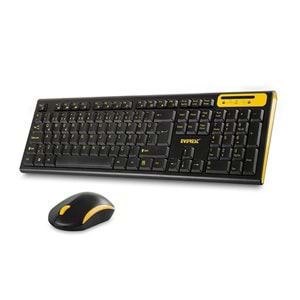 Everest KM-5535 Usb Multi Media Kablosuz Q Standart Klavye + Mouse Set