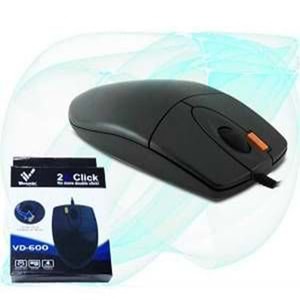 Versatile VD-600 USB Kablolu Optik Siyah Mouse