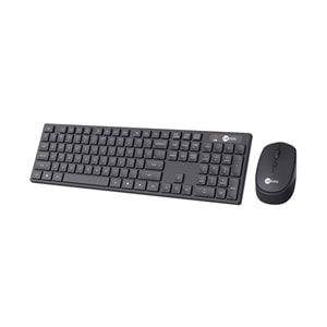 Lenovo Lecoo KM2001 Kablosuz Siyah Klavye + Mouse Set