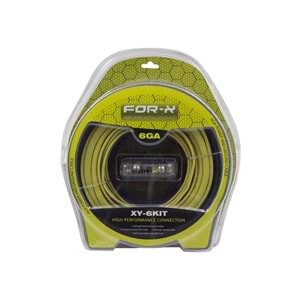 For-X XY-6KIT 6GA Profesyonel Oto Anfi Kablo Seti