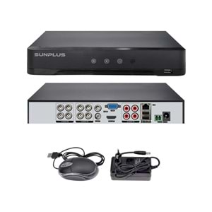Sunplus AHDDVR-8200 8Ch Görüntü 1080P 8Ch Sws Ahd Dvr Kayıt Cihazı