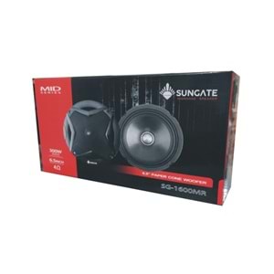 Sungate SG-1600MR 16cm 300 Watt Mıdrange Oto Hoparlör