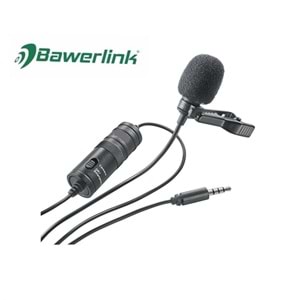 Bawerlink BW-M1 Profesyonel Youtuber Yaka Mikrofonu