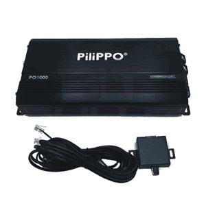 Pilippo PO-1000 MONO 1000 Watt 1Ch Yeni Seri Oto Anfi