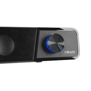 Mikado MD-69S Siyah Led Işıklı Multimedia Soundbar Speaker