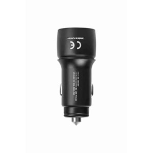 Powerway CC45 45W PD Ultra Hızlı 2x Type-C Girişli Araç Içi Çakmaklık Şarj Adaptörü Araç Şarj Başlığı