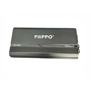 Pilippo PO-1200 4 Ohm 200Wx4Ch D Class Oto Anfi