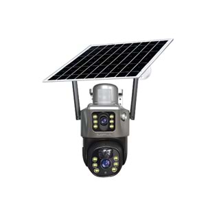 Mpia MİKA Çift Kamera 3+3MP İP Wifi Full HD Suya Dayanıklı 12 Ledli Gece Görüşlü 2 Antanli Hareketli Kamera