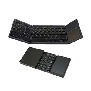 Sprange BK-5 Uyumlu Kablosuz Bluetooth TouchPad'li Şarj Edilebilir Katlanabili