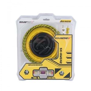 Soundmx SX-AWG42 4GA Oto Anfi Kablo Seti