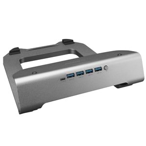 Rampage ADS-T6U RAMP 4 Adet USB 3,0 HUB ile RGB Işıklı Alüminyum Dizüstü Bilgisayar Standı