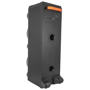 Mikado MD-103KP 200W 12V 14000mAh Bataryalı Siyah 1 UHF UV Mikrofonlu USB/BT/TF/TWS/AUX RGB 220V Kablolu Gitar Girişli P
