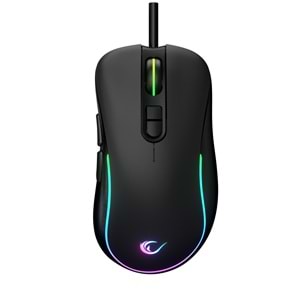 Rampage KM-R57 Seraphic Beyaz&Siyah RGB Aydınlatmalı Q Oyuncu Multmedia Klavye ve 12800 DPI Mouse Gaming Set