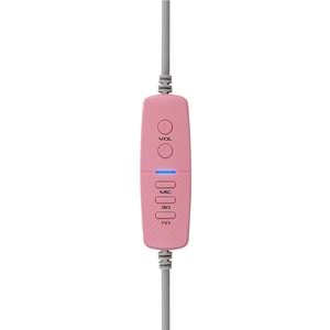 Rampage RM-K1 PULSAR Pembe Usb 7.1 Surround+Titreşim RGB Işık Efektli Gaming Oyuncu Mikrofonlu Kulaklık