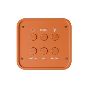 Mikado MD-56BT Turuncu Beyaz AUX + USB + Bluetooth Destekli 10W 1500mAh Taşınabilir Speaker