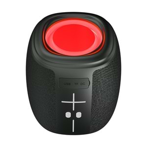 Mikado MD-888 CUBE Siyah 5W 1200mAh BT/TF/USB/LED Işıklı Speaker Hoparlör