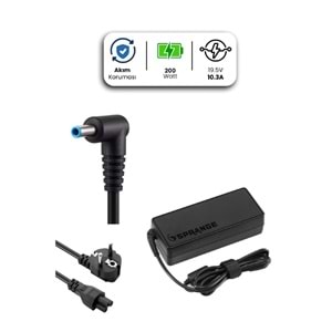 Sprange SR-L45 19.5V 10.3A 4.5*3.0mm 200W HP İçin Laptop Adaptör