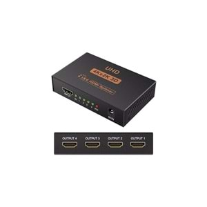 Taplin THS-104 4 Port Hdmi Çoğaltıcı 4K Hdmı Splitter 1 Giriş 4 Çıkış Hdmi Çoklayıcı
