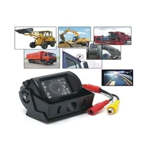 Bawerlink-BW-37 Ahd & Analog Beyaz Ledli Kamyon İş Makinesi Kamera