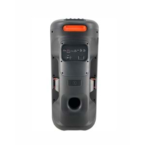Ceremony Audio CM-308 Taşınabilir Bluetooth Parti Hoparlör 2x8 Inç Woofer 300WATT Tws Disco Lights