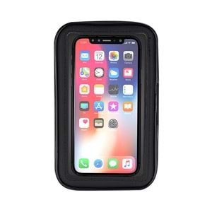 S-link SL-M54 Plastik Su Geçirmez Siyah Aynaya Takılan Model FermuarlıTelefon Tutucu