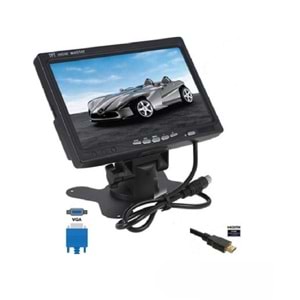 Bawerlink BW-2018 7 İnç Vga/Hdmı/Araç İçi Oto Monitör