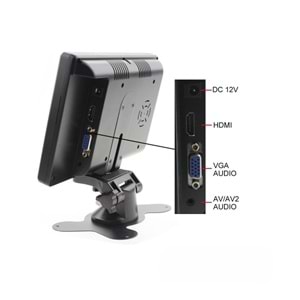 Bawerlink BW-2018 7 İnç Vga/Hdmı/Araç İçi Oto Monitör