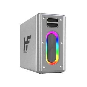 HiFuture MUSİCBOX Bluetooth 100W TWS Çift Mikrofonlu Taşınabilir Karaoke Sistemi Kablosuz Hoparlör Gümüş