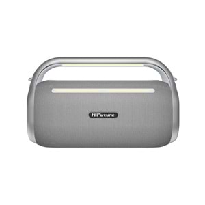 HiFuture MUSİCBOX 100 70W Bluetooth 5.0 BT/USB/SD Kart/ AUX Girişli Mikrofonlu Karaoke Sistemi Kablosuz Hoparlör Gümüş