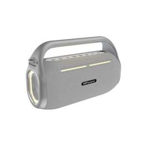 HiFuture MUSİCBOX 100 70W Bluetooth 5.0 BT/USB/SD Kart/ AUX Girişli Mikrofonlu Karaoke Sistemi Kablosuz Hoparlör Gümüş
