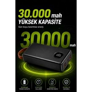 Sprange SR-P43 30.000 mAh 33W Hızlı Şarj Powerbank