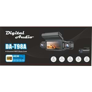 Digital Audio DA-T98A Araç İçi Kamera 4 Kameralı 2K+720P+720P+720P