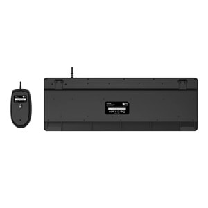 Lecoo CM106 USB Kablolu Türkçe Q Klavye & Mouse Set Siyah