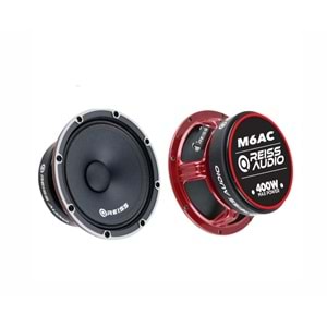 Reıss Audıo RS-M6AC 16 Cm 200 Rms 400 Watt Mıdrange Oto Hoparlör Metal Kapaklı
