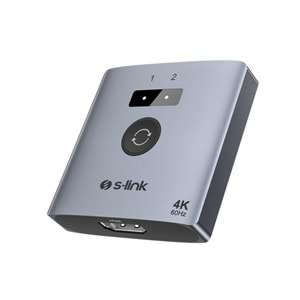 S-link SL-LU602 2 Port 4K 60HZ HDMI Çift Yönlü Switch