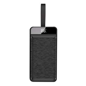 S-link P300 30000mAh PD22.5W+QC3.0 18W Siyah LCD Taşınabilir Pil Şarj Cihazı Powerbank