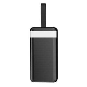 S-link P300 30000mAh PD22.5W+QC3.0 18W Siyah LCD Taşınabilir Pil Şarj Cihazı Powerbank