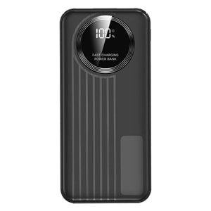 S-link IP-G220 20000mAh PD20W+QC3.0 Dahili Kablolu Siyah LCD Taşınabilir Pil Şarj Cihazı Powerbank
