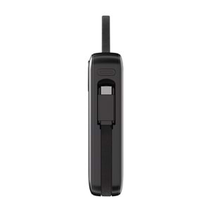 S-link G450 20000mAh PD45W+QC3.0 Dahili Kablolu Siyah LCD Taşınabilir Pil Şarj Cihazı Powerbank