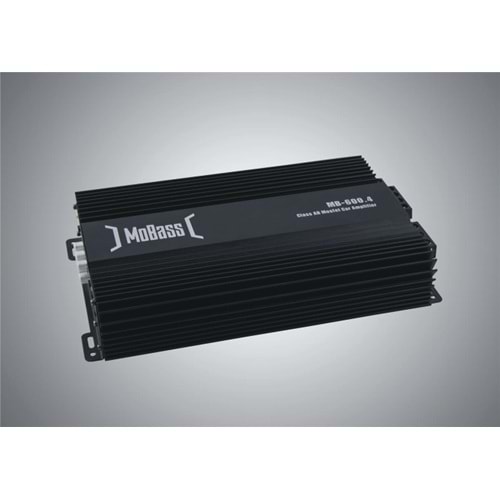 Mobass MB-600.4 4 Ohm 55Wx4CH Wıth Bass Control Oto Anfi