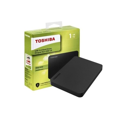 Toshıba 1 TB Canvıo Basıcs Portable External USB 3.0 HDTB410EK3AA Harici Hdd