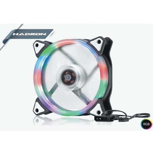 Hadron HN2549 Rgb Ledli 12cm Kasa Fanı