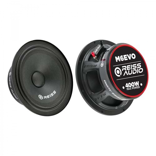 Reıss Audıo RS-M6EVO 16 cm 400 Watt 2li Mıdrange Oto Hoparlör