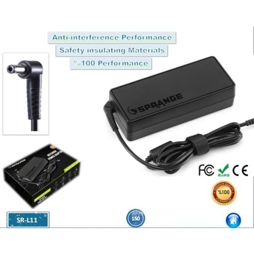 Sprange SR-L11 20V 4.50A 90W LENOVO 5.5x2.5 Notebook Adaptör