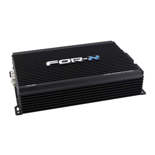 For-X XAE-604 Stero Ve Mono Kanal 4 Çıkış Bass Kontrollü Oto Anfi