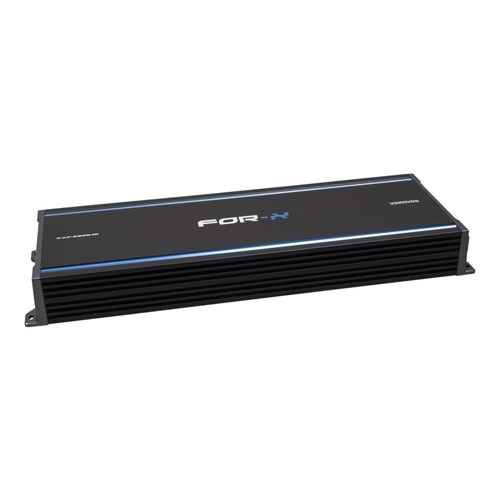 For-X XAP-2500.1D 2500RMs Çakmak Bass Anfisi Bass Kontrollü Mono Oto Anfi