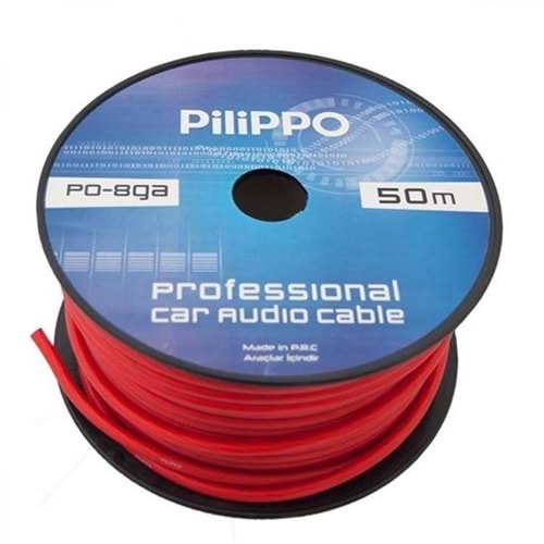 Pilippo PO-8GA 50 Metre Güç Kablosu
