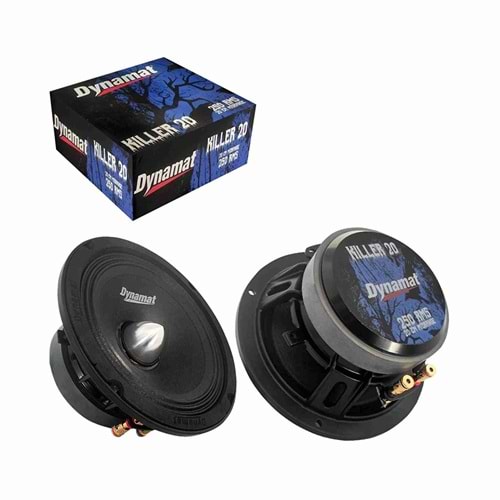 Dynamat KILLER 20 Cm 250 Rms Mıdrange Oto Hoparlör